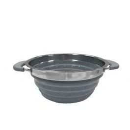 Set Pentole Da Campeggio Kampa Salvaspazio - 3 Pentole In Acciaio Inox Con Manici Termoresistenti E Coperchi
